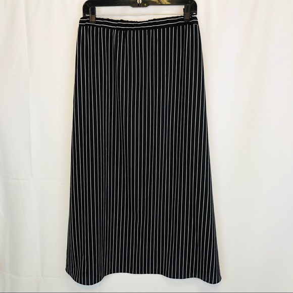 Vintage LA boutique striped skirt Sz L made in USA - Picture 6 of 6